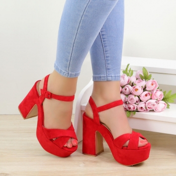 Sandalias SH14336 - Rojo