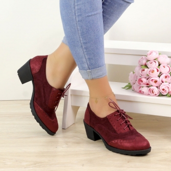 Zapatos sh14512 - Bordo