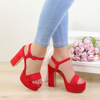 Sandalias SH14327 - Rojo